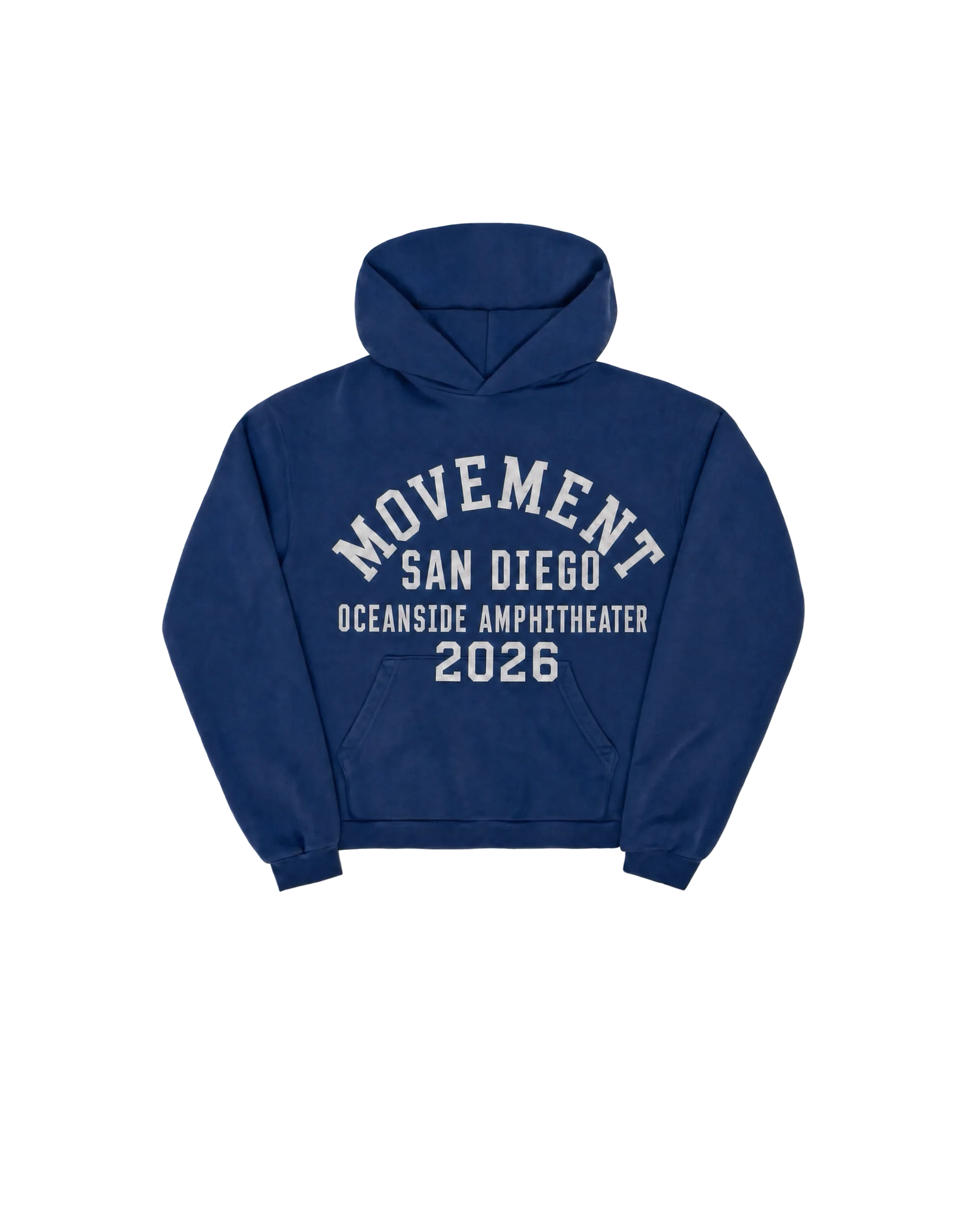 Movement San Diego collegiate hoodie mockup